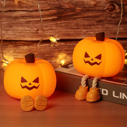 🔥2025 HOT SALE - 🎃✨Cute Halloween Pumpkin Silicone Night Light