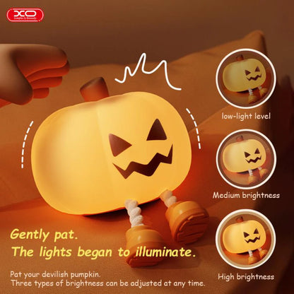 🔥2025 HOT SALE - 🎃✨Cute Halloween Pumpkin Silicone Night Light