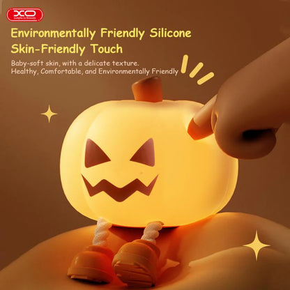 🔥2025 HOT SALE - 🎃✨Cute Halloween Pumpkin Silicone Night Light