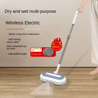 Wireless Rechargeable Electric Spray Mop – Lightweight, Easy-to-Use Floor Cleaner for Home, Dorm, Office