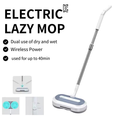 Wireless Rechargeable Electric Spray Mop – Lightweight, Easy-to-Use Floor Cleaner for Home, Dorm, Office