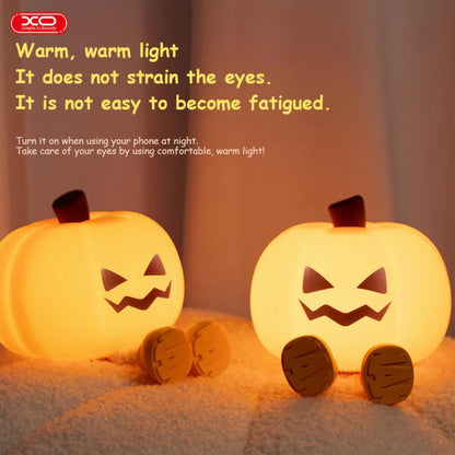 🔥2025 HOT SALE - 🎃✨Cute Halloween Pumpkin Silicone Night Light