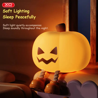 🔥2025 HOT SALE - 🎃✨Cute Halloween Pumpkin Silicone Night Light