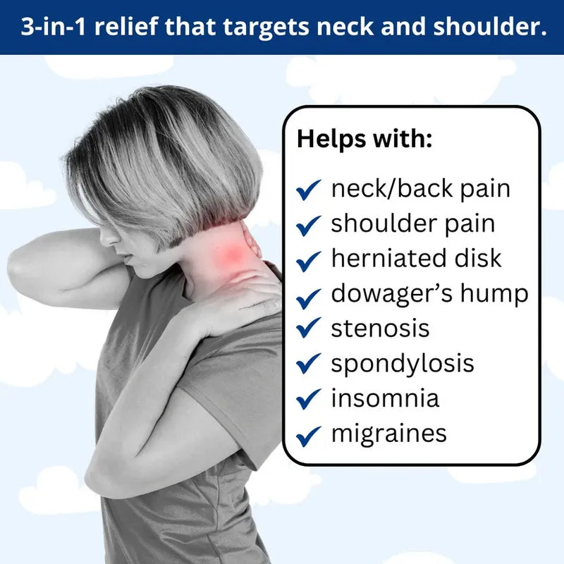 🔥70% OFF🔥 3 In 1 Neck Massage Pillow